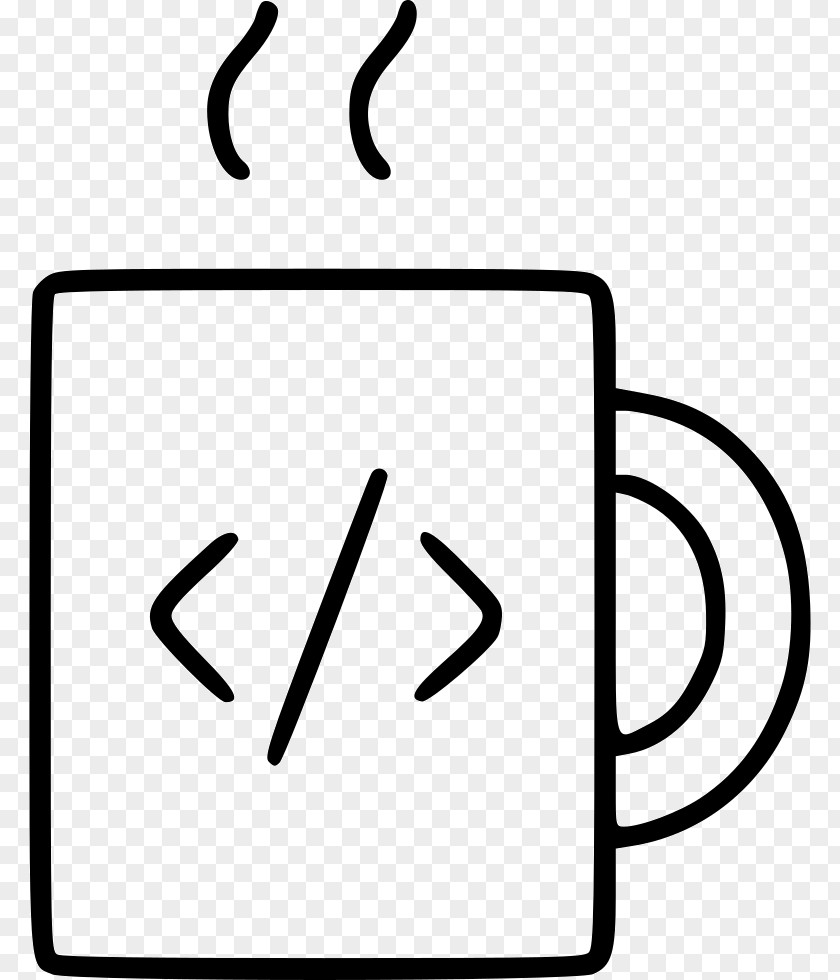 Coffee Cup Programmer Clip Art PNG