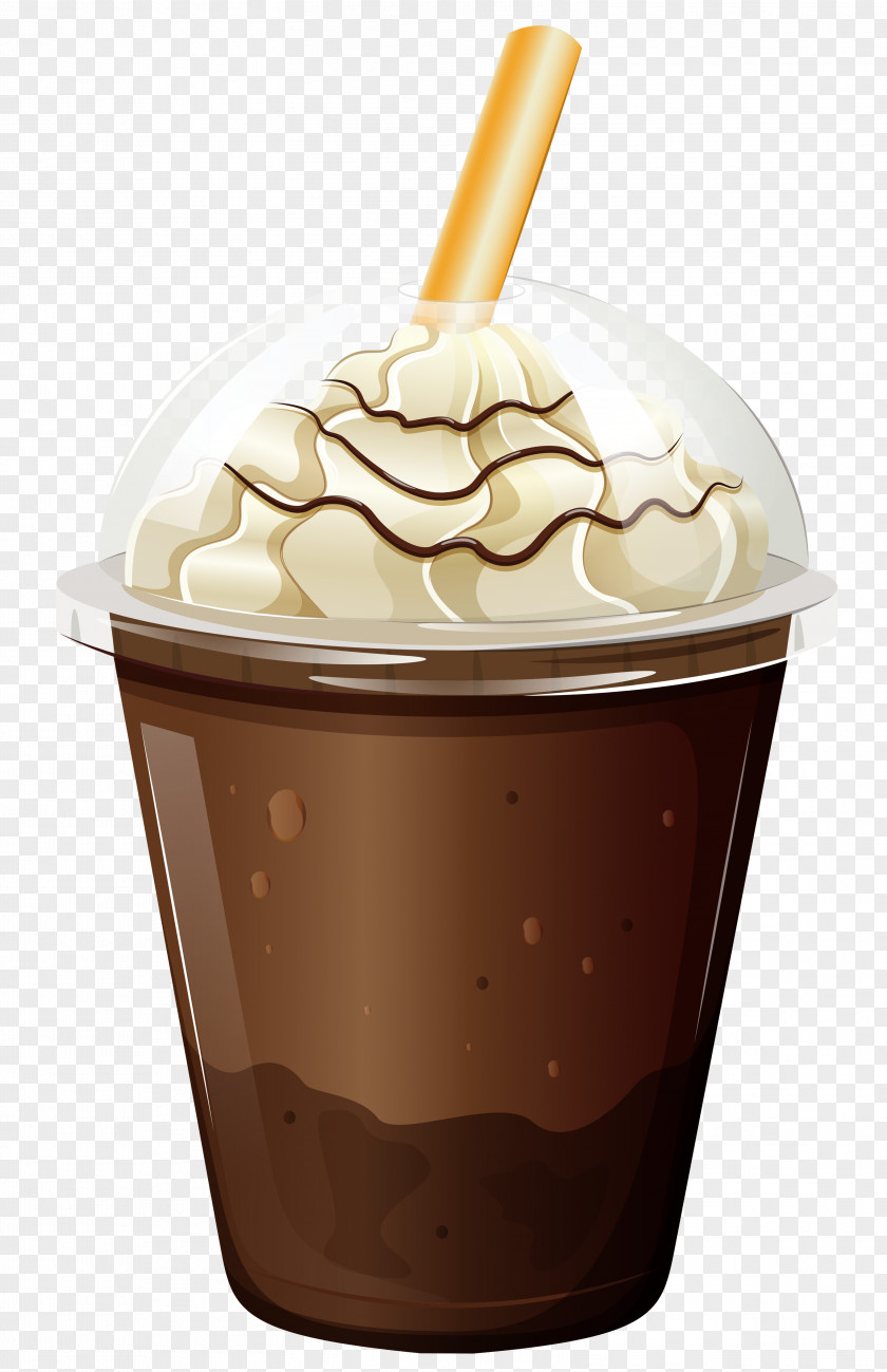 Ice Cream Coffee Smoothie Tea Juice PNG cream Juice, Cup with Whipped , chocolate frappe illustration clipart PNG