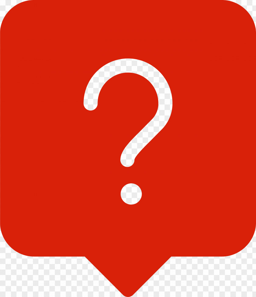 Red Question Mark PNG