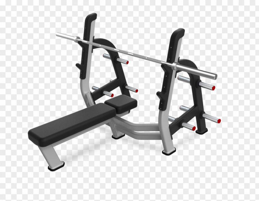 Barbell Bench Press Exercise Equipment Star Trac Weight Training PNG