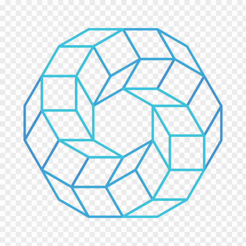 Blockchain Sacred Geometry Cube Geometric Shape Penrose Triangle PNG