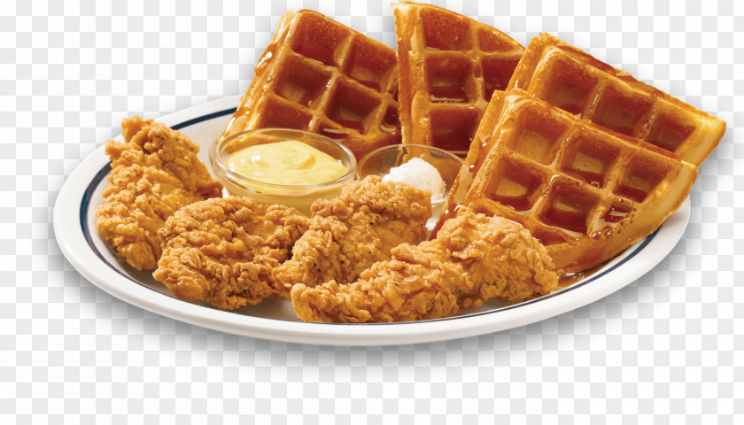 Breakfast Chicken And Waffles Fingers Crispy Fried PNG