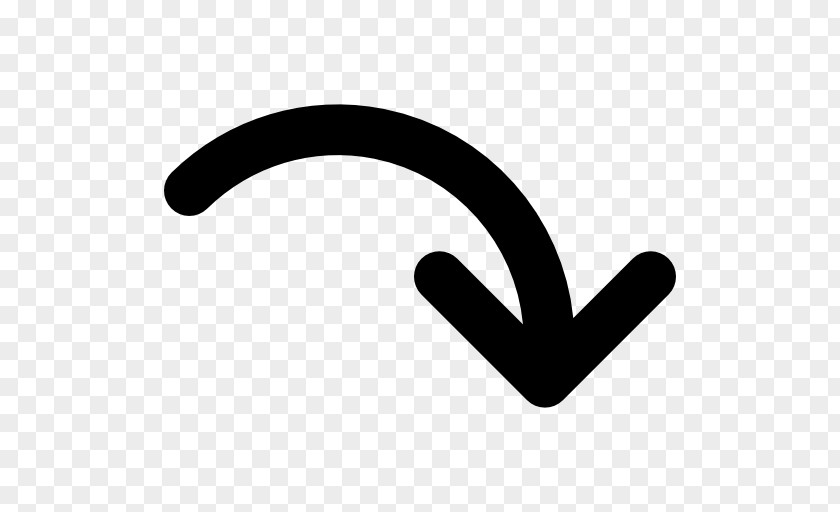 Curved Line Arrow Curve Symbol PNG