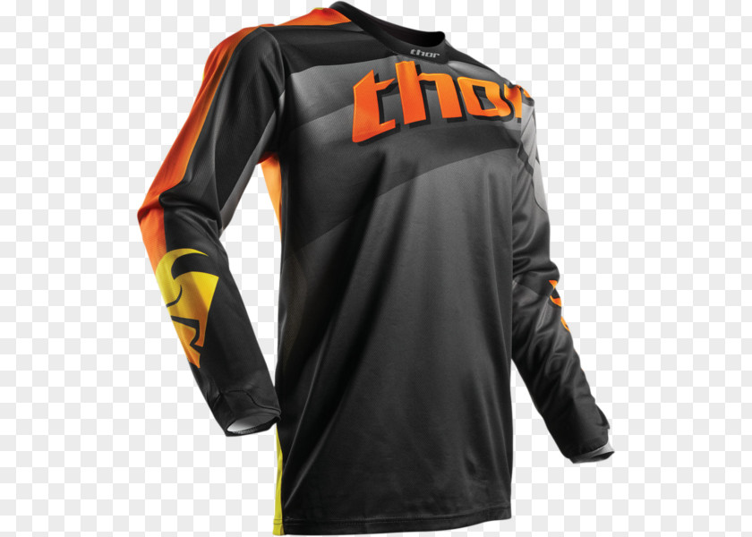 Orange Cross Clothing Jersey Hoodie Motorcycle Boot Coalition Noire-orange PNG