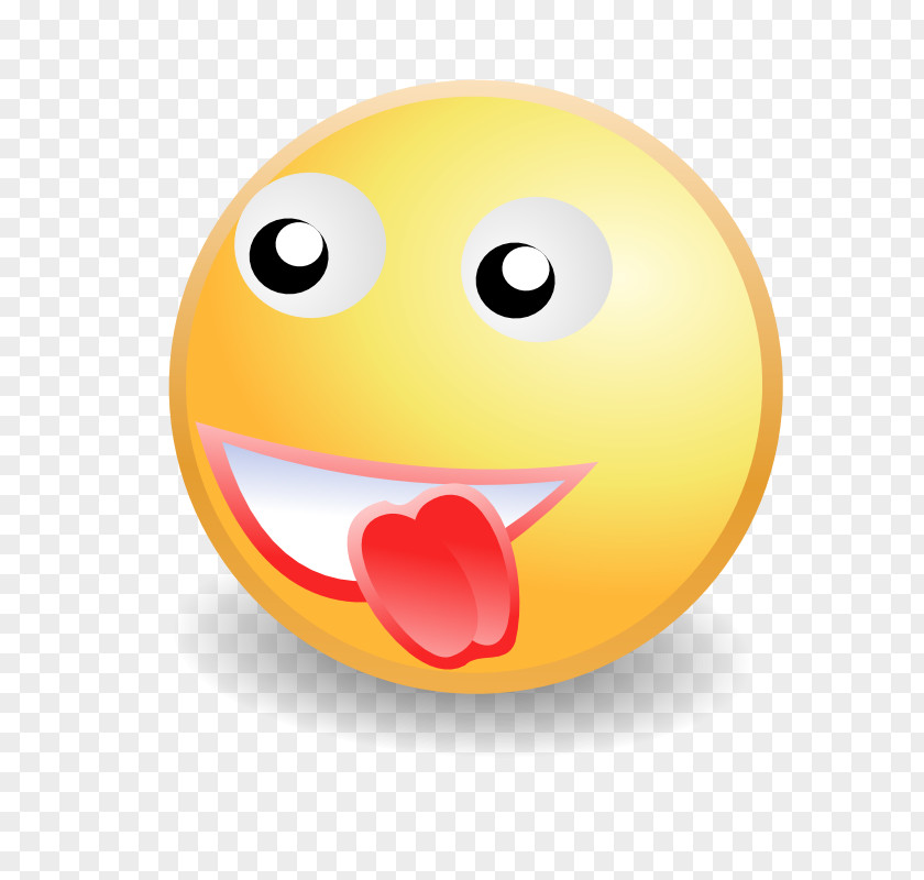 Tongue Out Smiley Joke Clip Art PNG