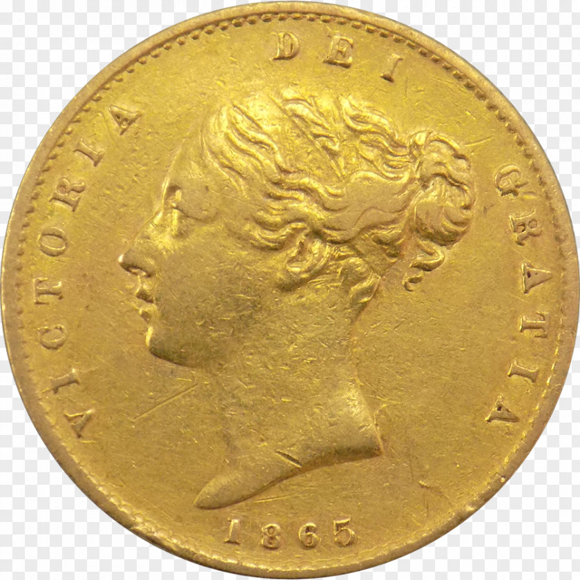 Coin Golden Jubilee Of Queen Victoria Sovereign United Kingdom PNG