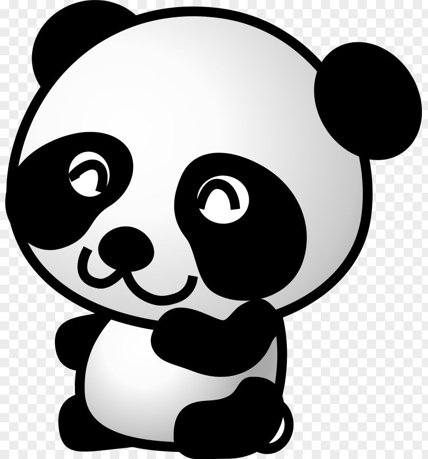 Free Panda Clipart Giant Bear Red Clip Art PNG