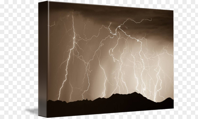 Lightning Creative Gallery Wrap Canvas Art PNG