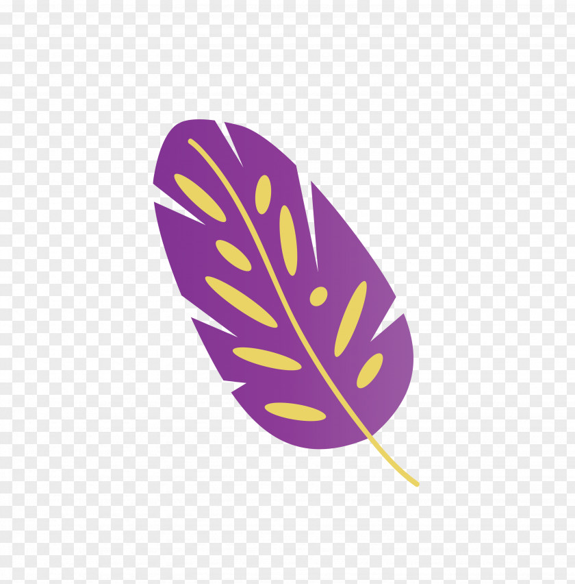 Logo Leaf Font Purple Line PNG