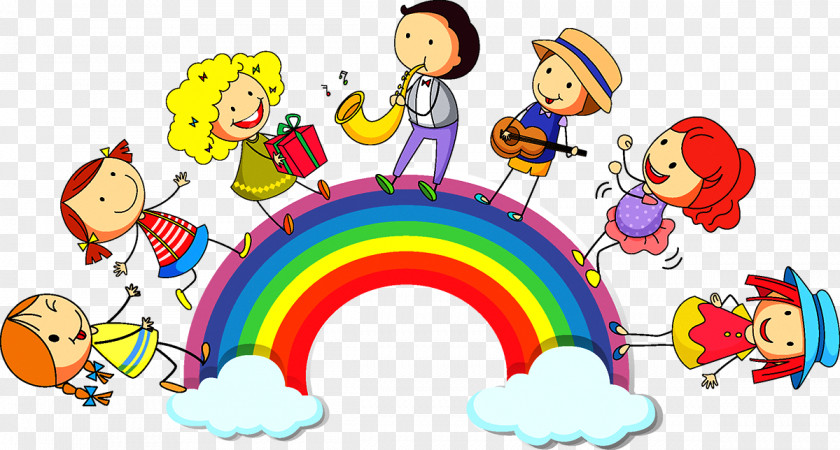 Rainbow Children Child Royalty-free Illustration PNG