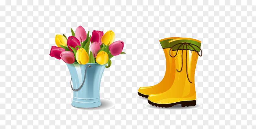 Tulip Garden Tool Gardening Clip Art PNG