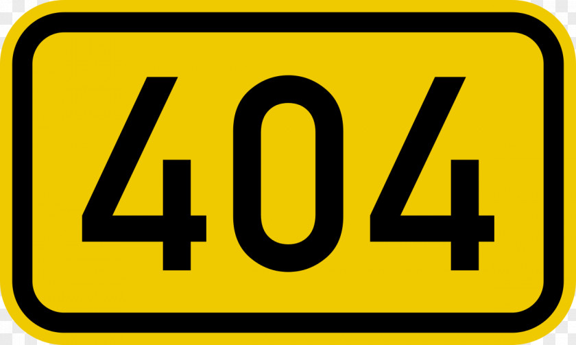404 Number Image Bundesstraße PNG