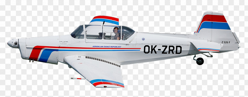 Aircraft Model Zlín Z 526 Airplane 42 PNG