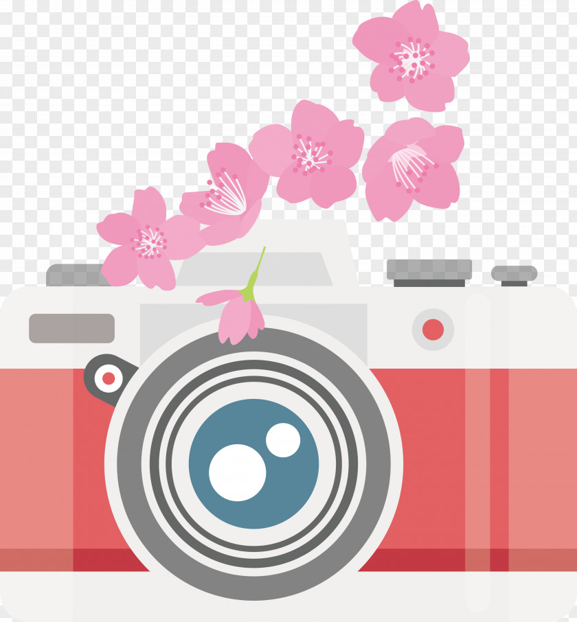 Camera Flower PNG