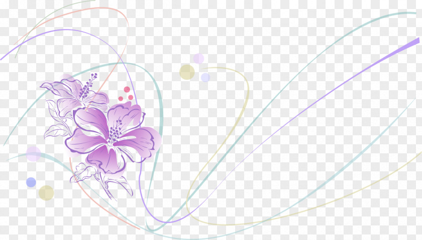 Dynamic Lines Purple Poster PNG