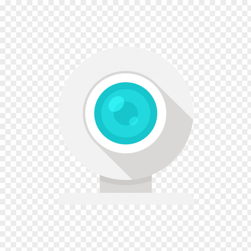 White Monitor Circle Pattern PNG