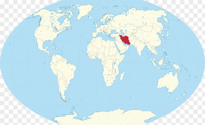 Iran Tehran World Map Globe PNG