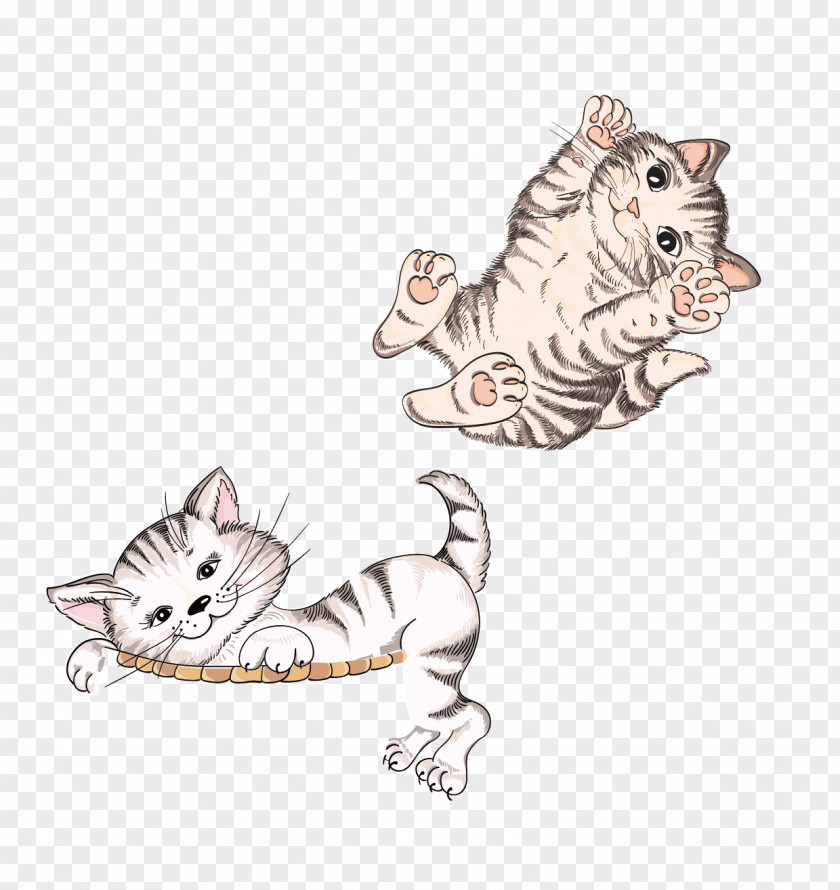 Mix Cat Vector Material Kitten Drawing Cuteness PNG