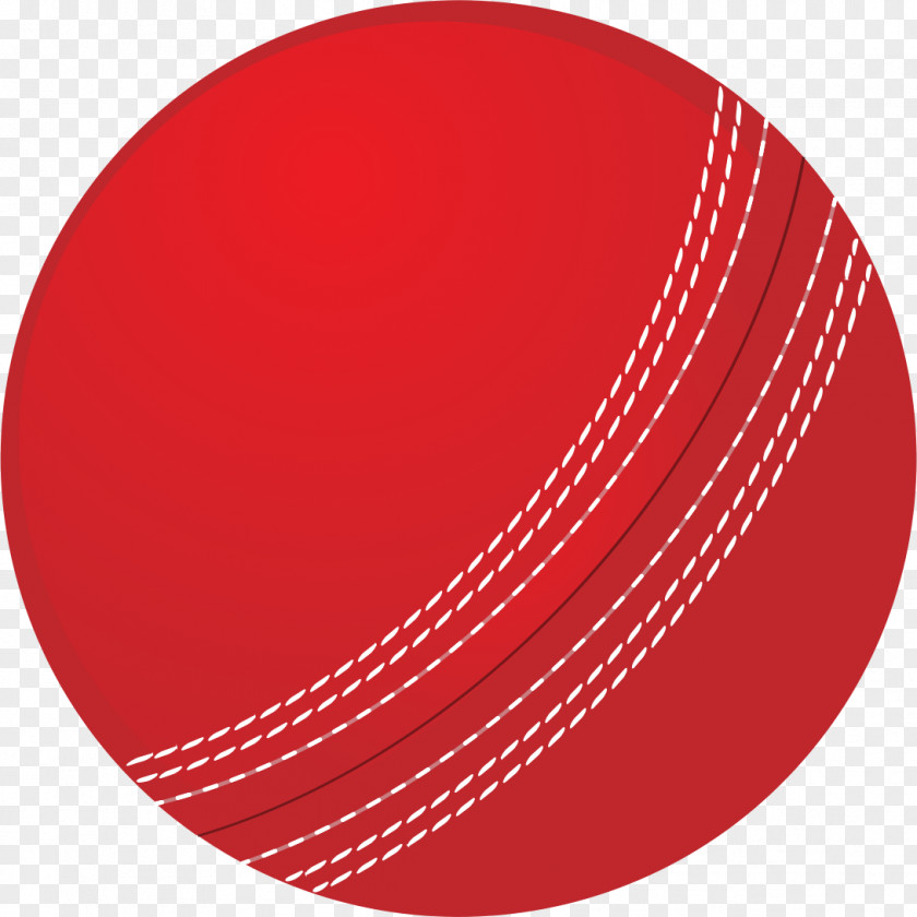 Red Cricket Ball Balls Bats Clip Art PNG