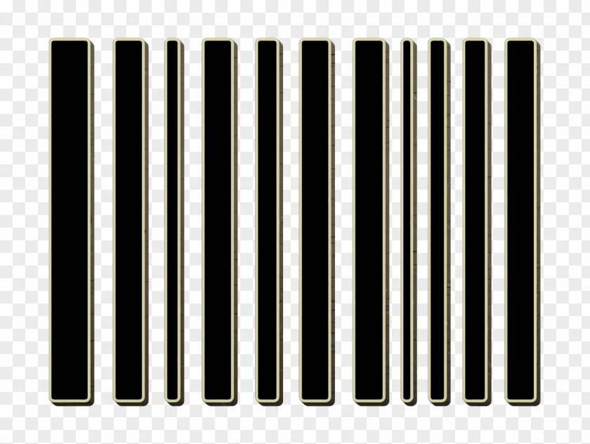 Admin UI Icon Barcode Lines PNG