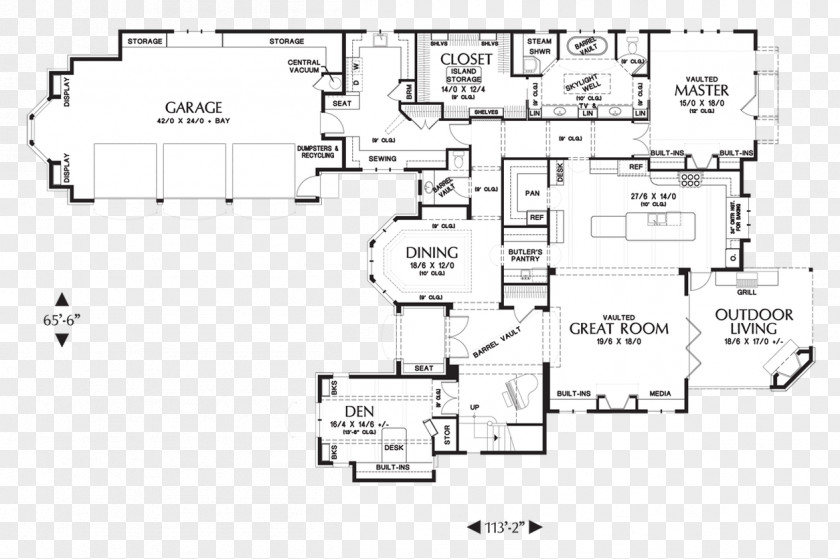 House Plan Floor Architecture PNG
