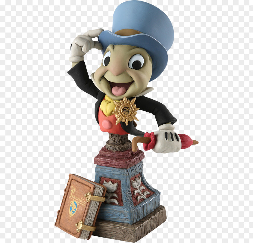 Jiminy Cricket Figurine Sculpture Bust Mickey Mouse PNG