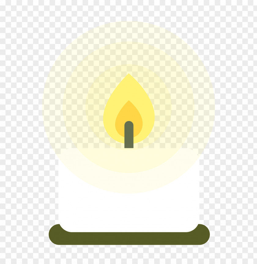 Vector Candle Yellow Angle Pattern PNG