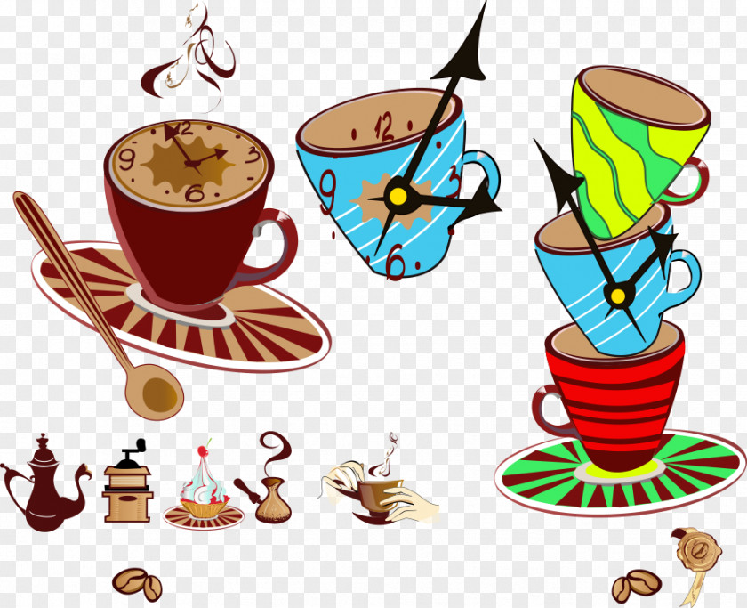 Vector Creative Coffee Cup Turkish Cafe PNG