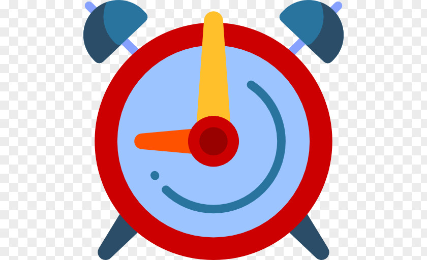 Red Alarm Clock Icon PNG