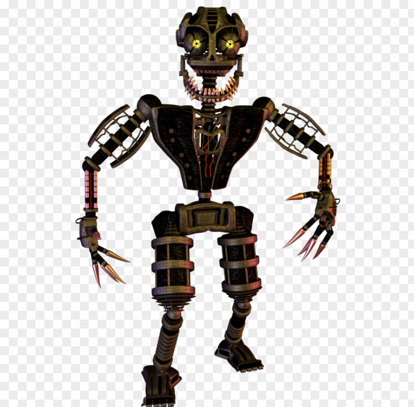 Terminator Five Nights At Freddy's 4 2 3 Endoskeleton PNG