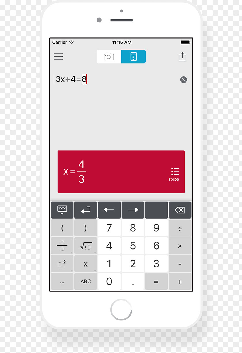 Handwritten Math Problem Solving Feature Phone Smartphone Photomath App IPhone PNG