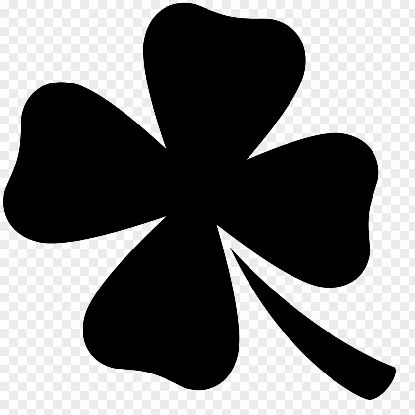 Lucky Symbols Red Clover Four-leaf Shamrock Clip Art PNG