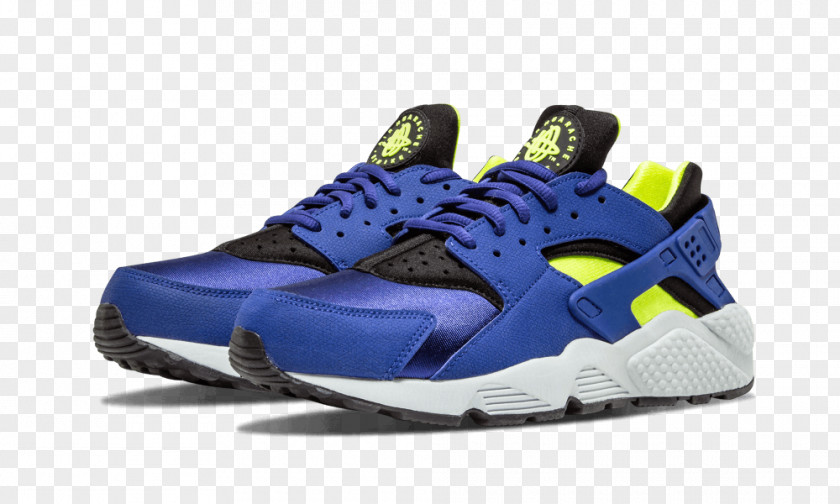 Nike Blue Huarache Sports Shoes PNG