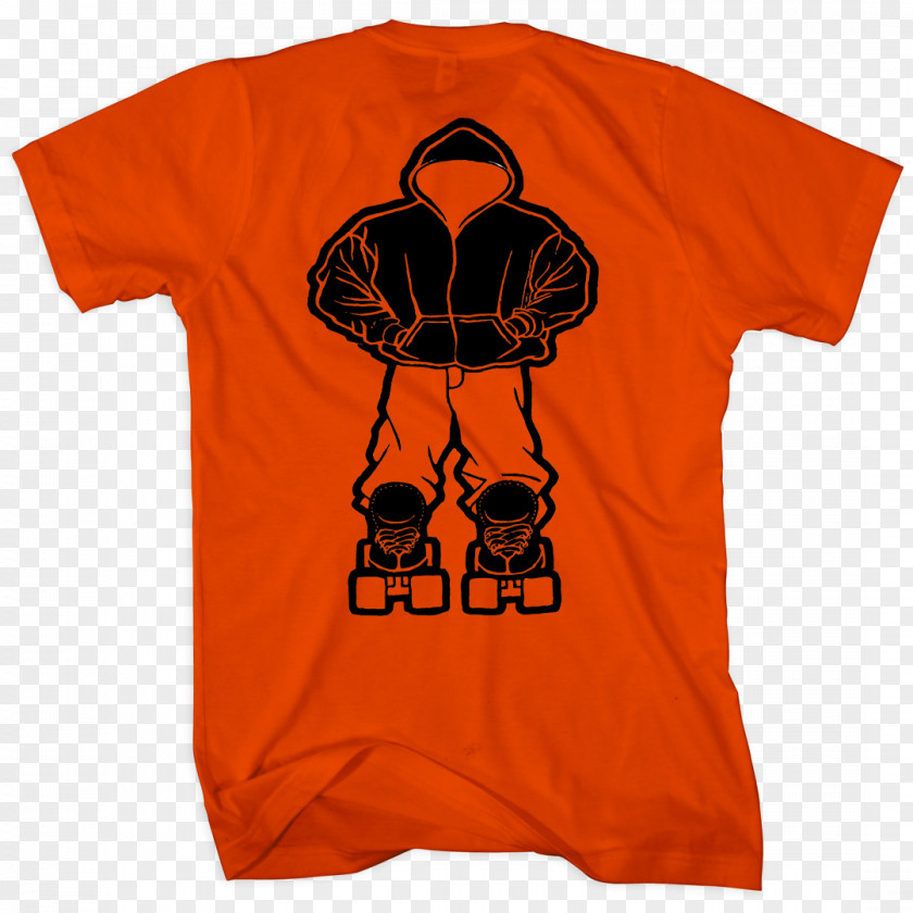 Orange T Shirt T-shirt Hoodie Roller Skating Ice PNG