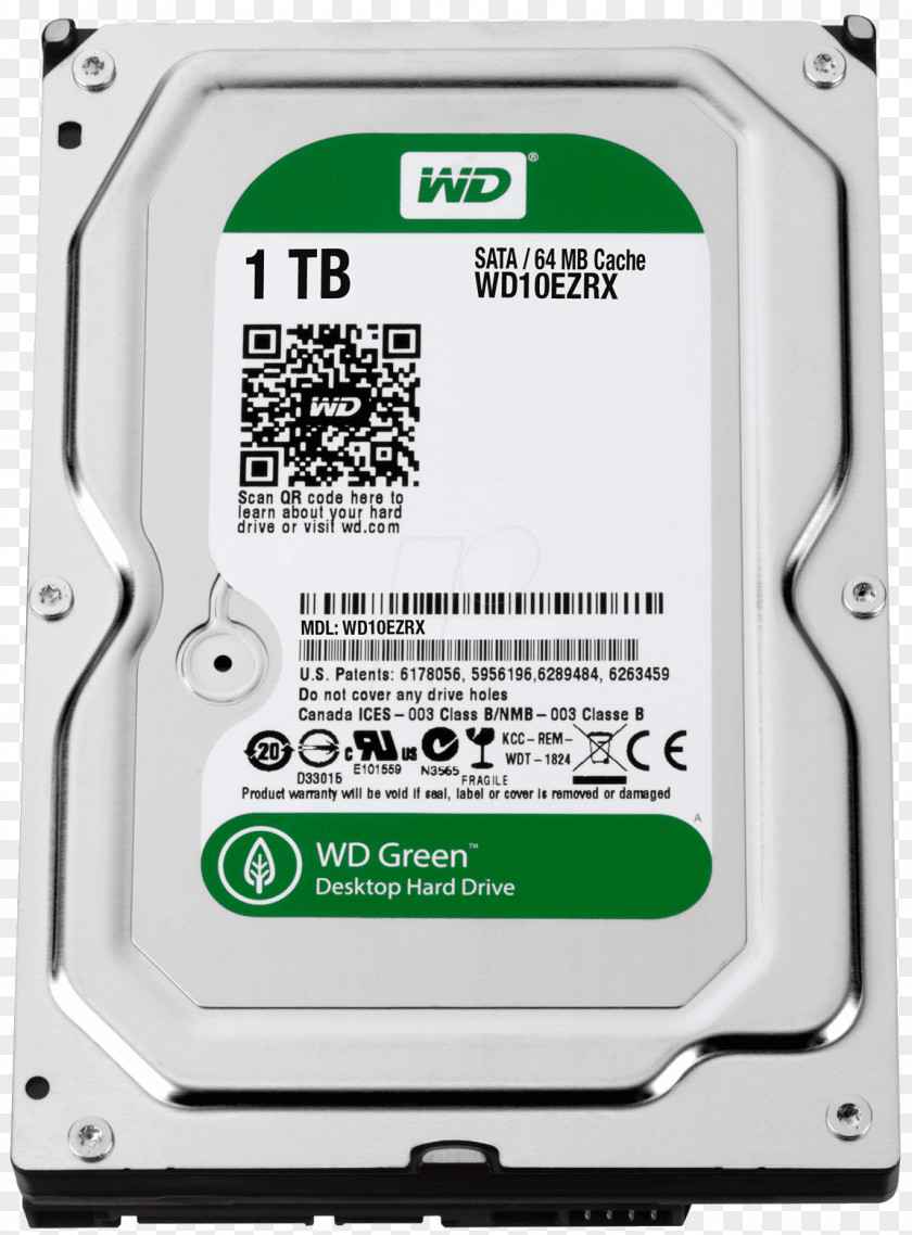 WD Green SATA HDD Hard Drives Western Digital Serial ATA Blue PNG