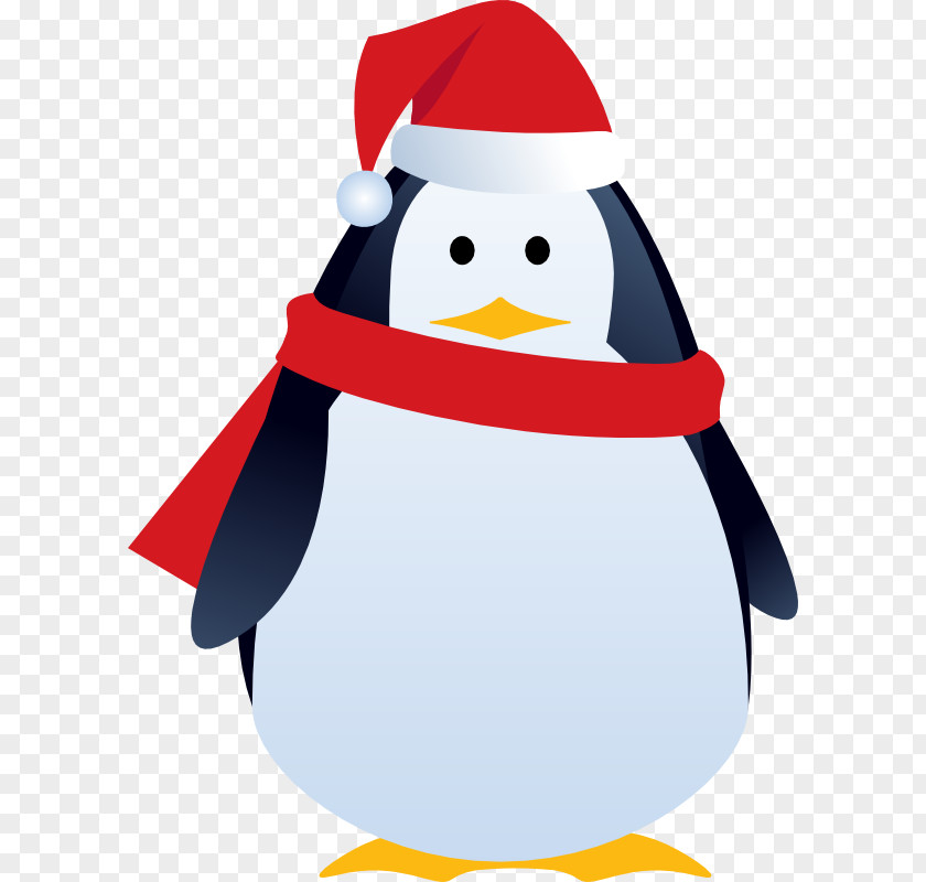 Christmas Penguin Clipart Lights Clip Art PNG