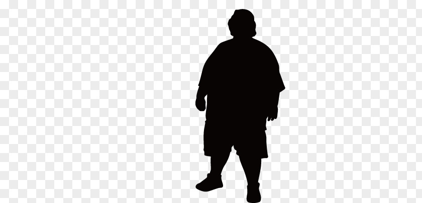 Fat Woman Silhouette PNG