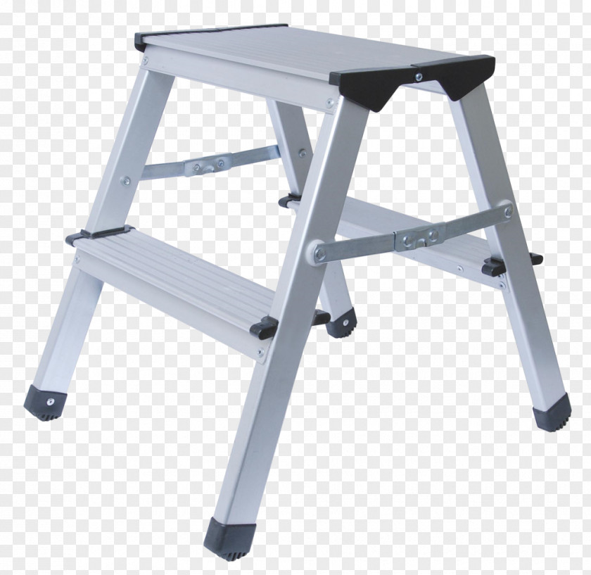 Ladder Stool Stairs Chair Aluminium PNG