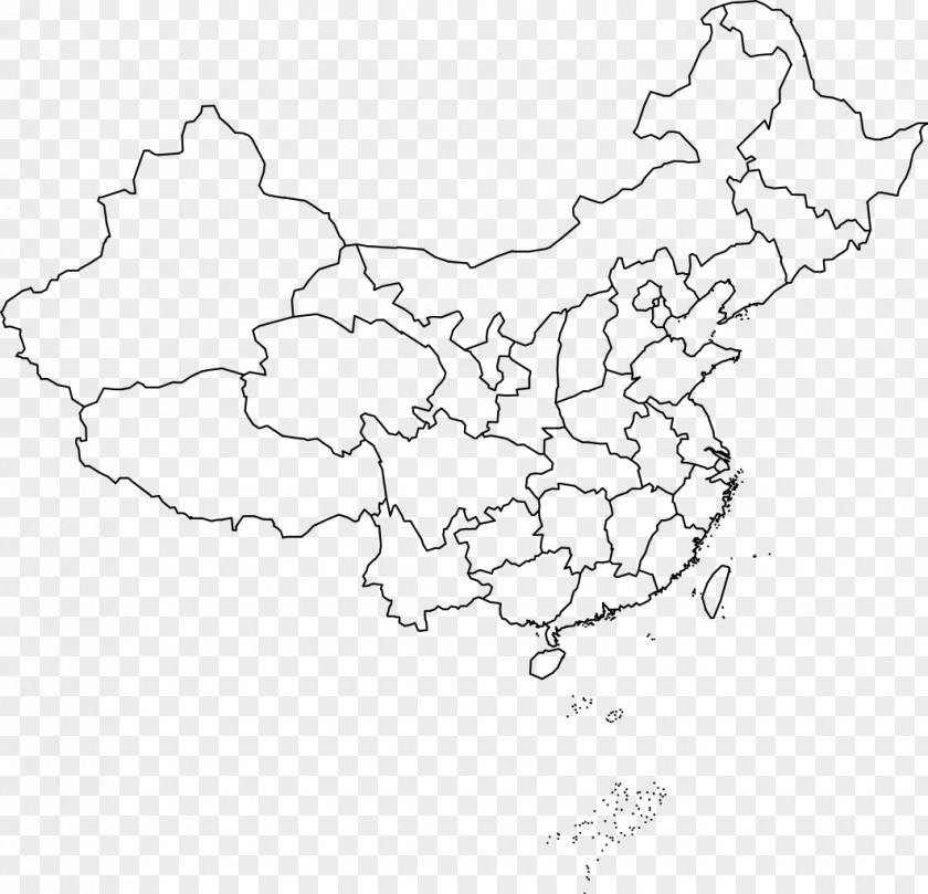 Map Blank Provinces Of China Mercator Projection City PNG