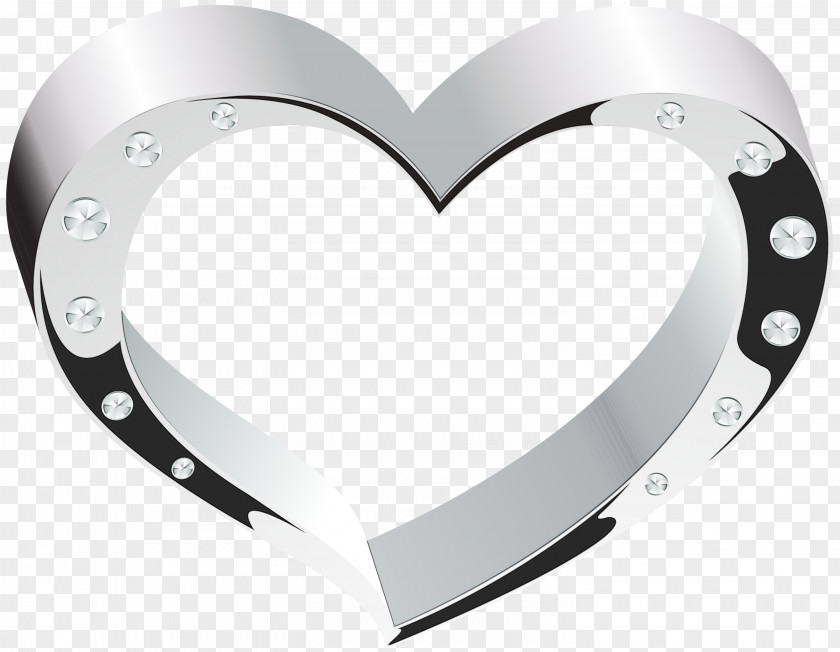 Metal Love Background Heart PNG