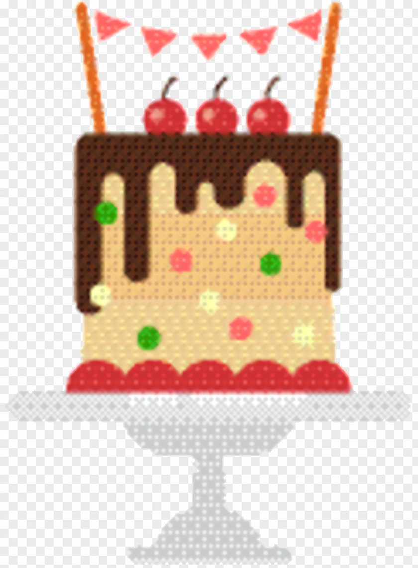 White Cake Mix Frozen Dessert Cartoon Birthday PNG