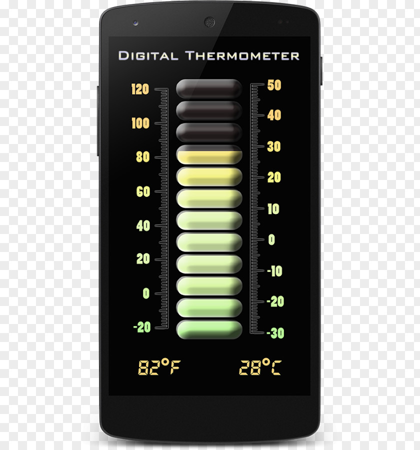 Android Mobile Phones Thermometer Temperature PNG