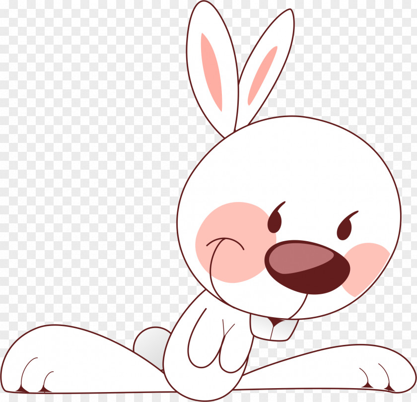Cartoon Rabbit Domestic Easter Bunny Clip Art PNG