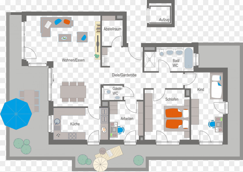 Design Floor Plan PNG