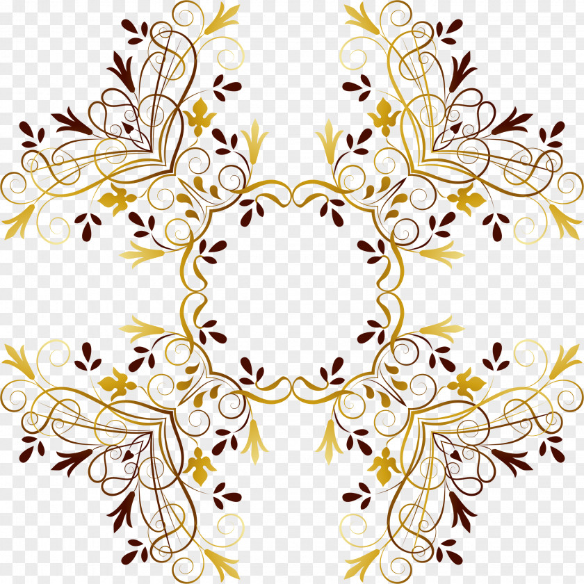 Floral Ornament Design Flower Clip Art PNG