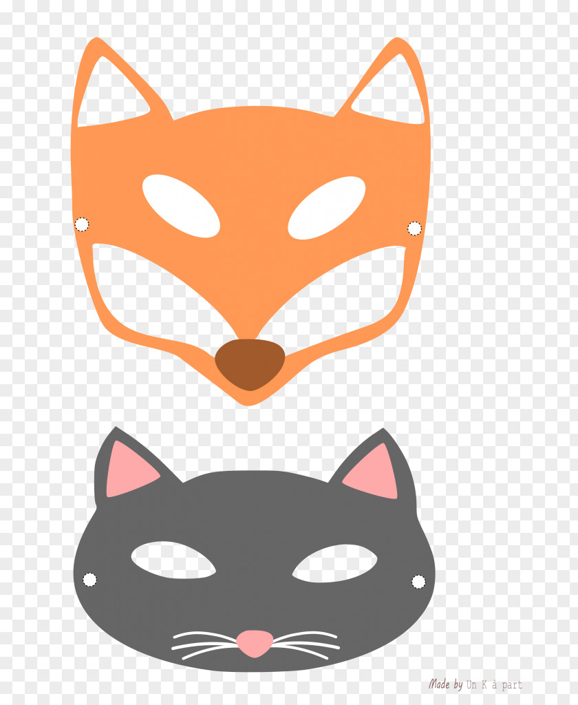 Mask Whiskers Headgear Halloween Cat PNG