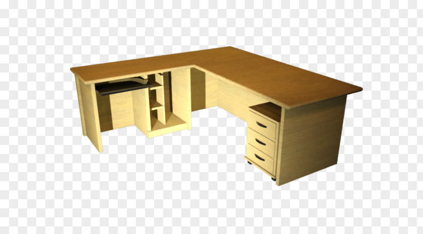 Office Table File Desk 3D Modeling Computer Graphics PNG