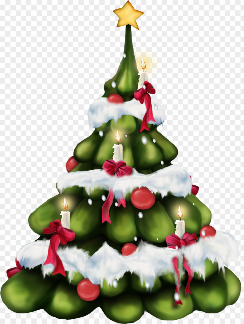 Christmas Tree Ornament New Year Spruce Clip Art PNG