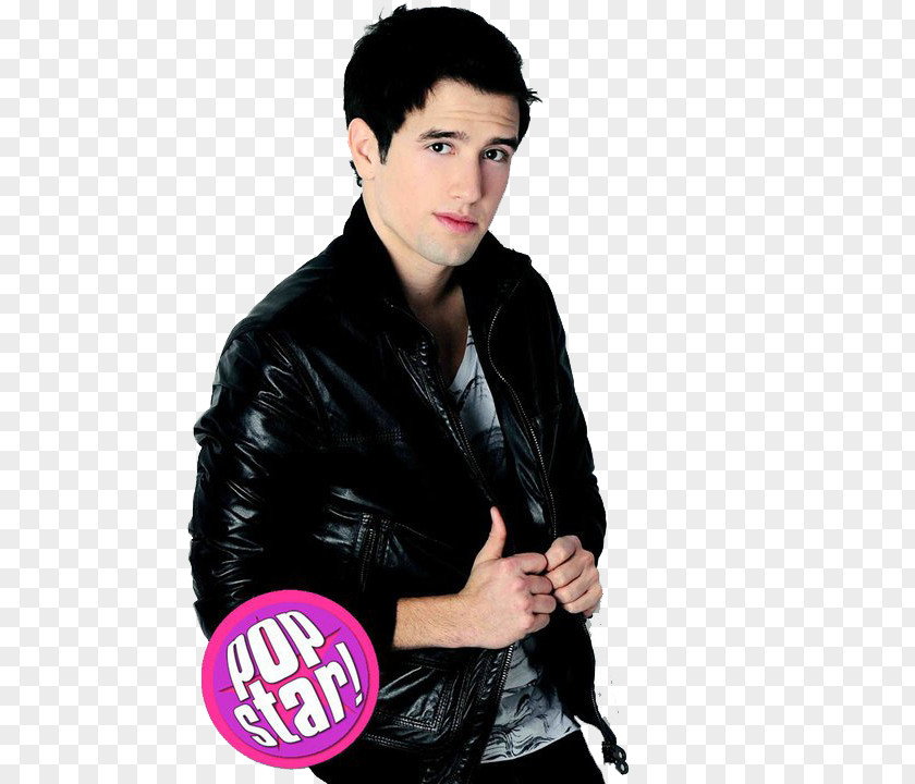 Jacket Leather Logan Henderson Outerwear PNG