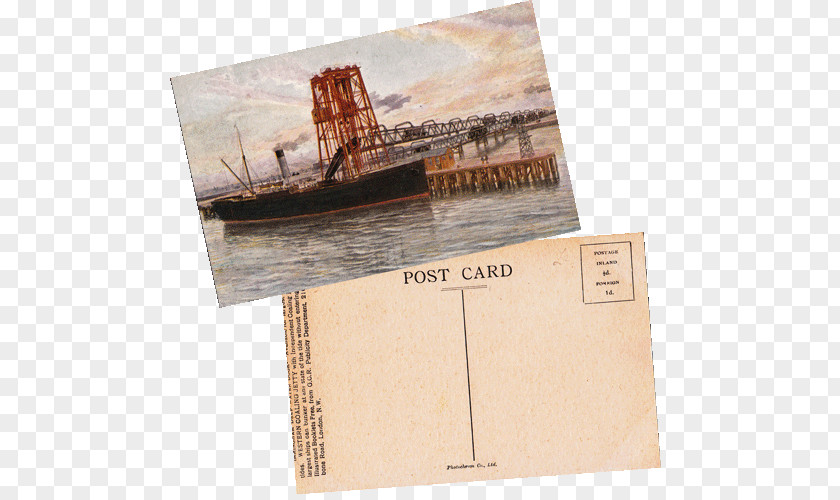Port Of Immingham Great Central Railway Rail Transport Post Cards PNG